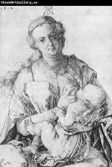 Albrecht Durer The Virgin Nursing the Child